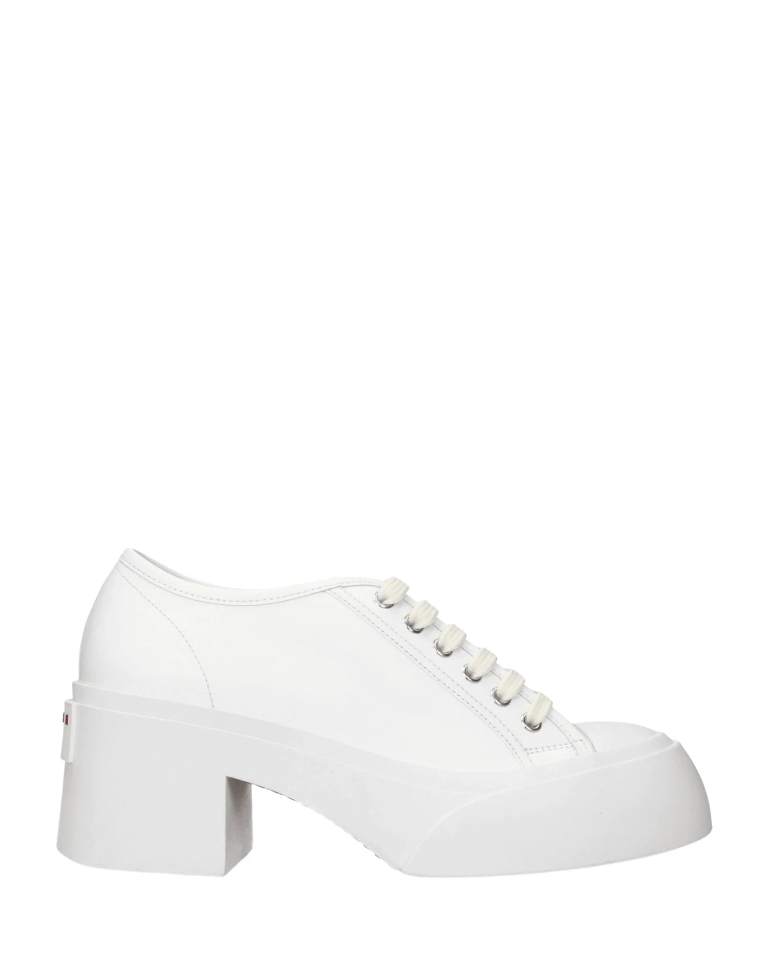 Marnie Leather White Marni Platform Sneakers Sneakers