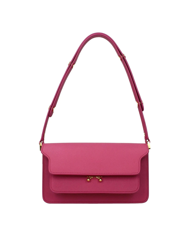 Marni Pink Leather Shoulder Bag 