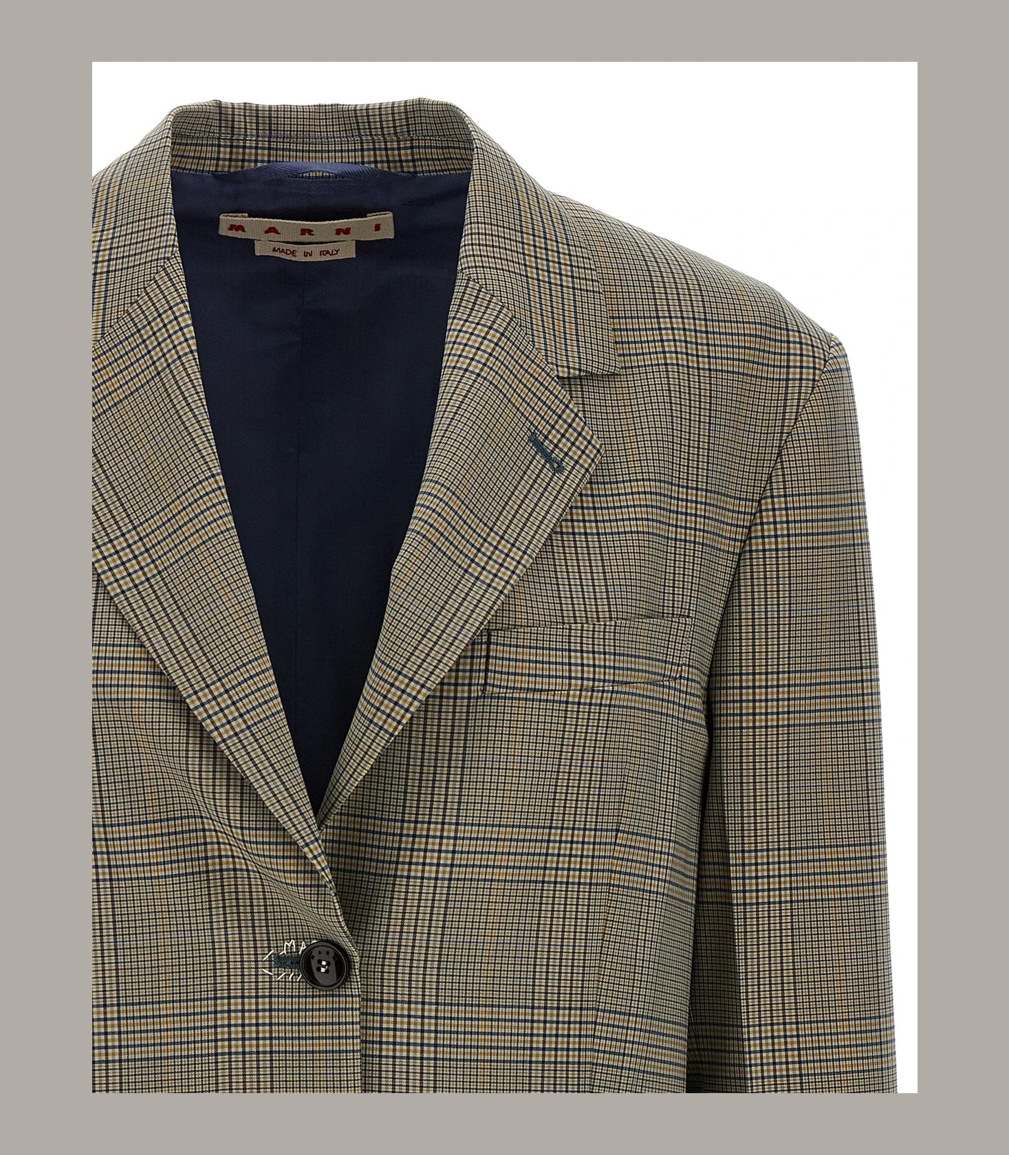 Marni Blazer in multicolor, Polyester — view 3