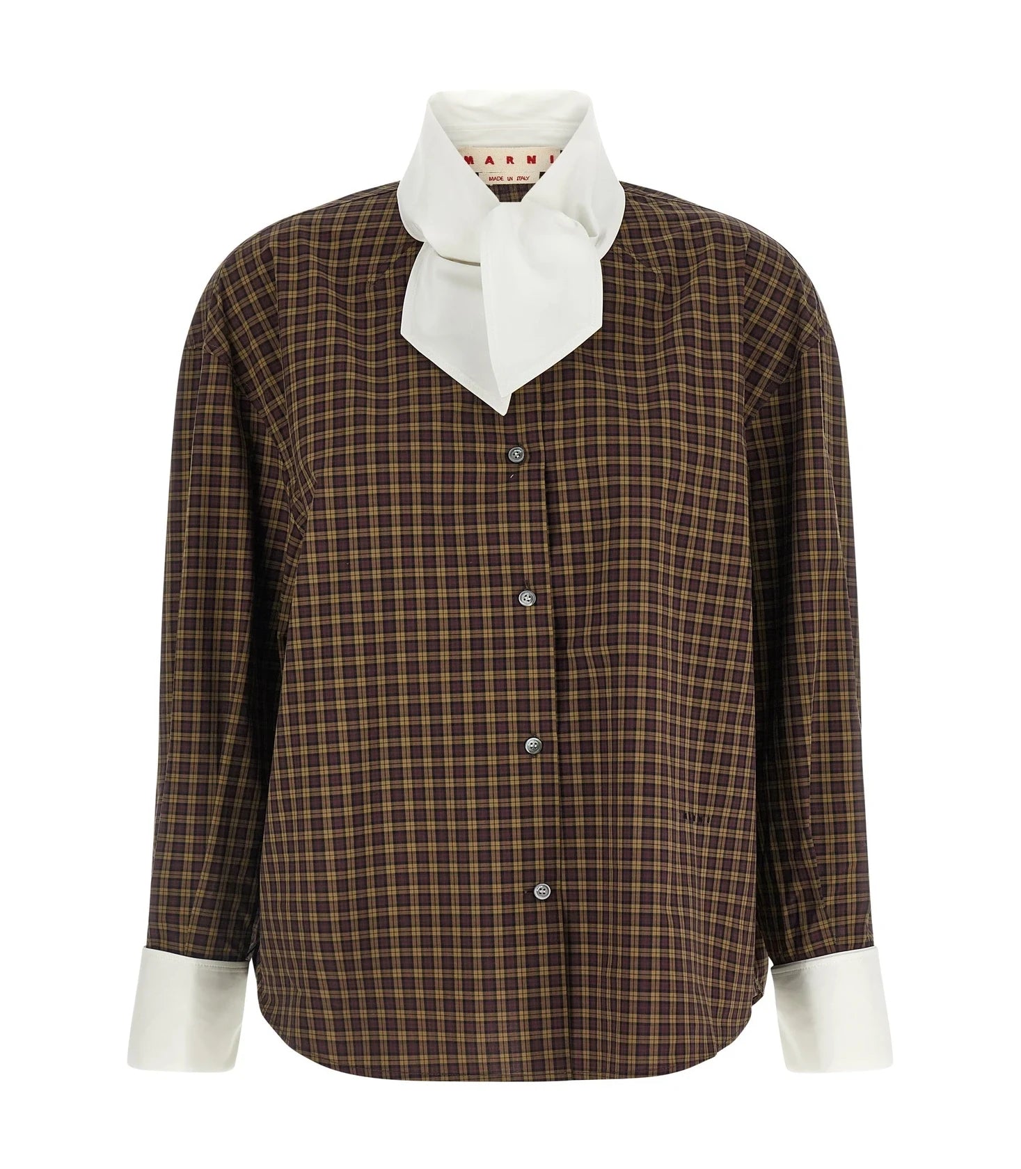Marni Dress Shirt in brown, Cotton