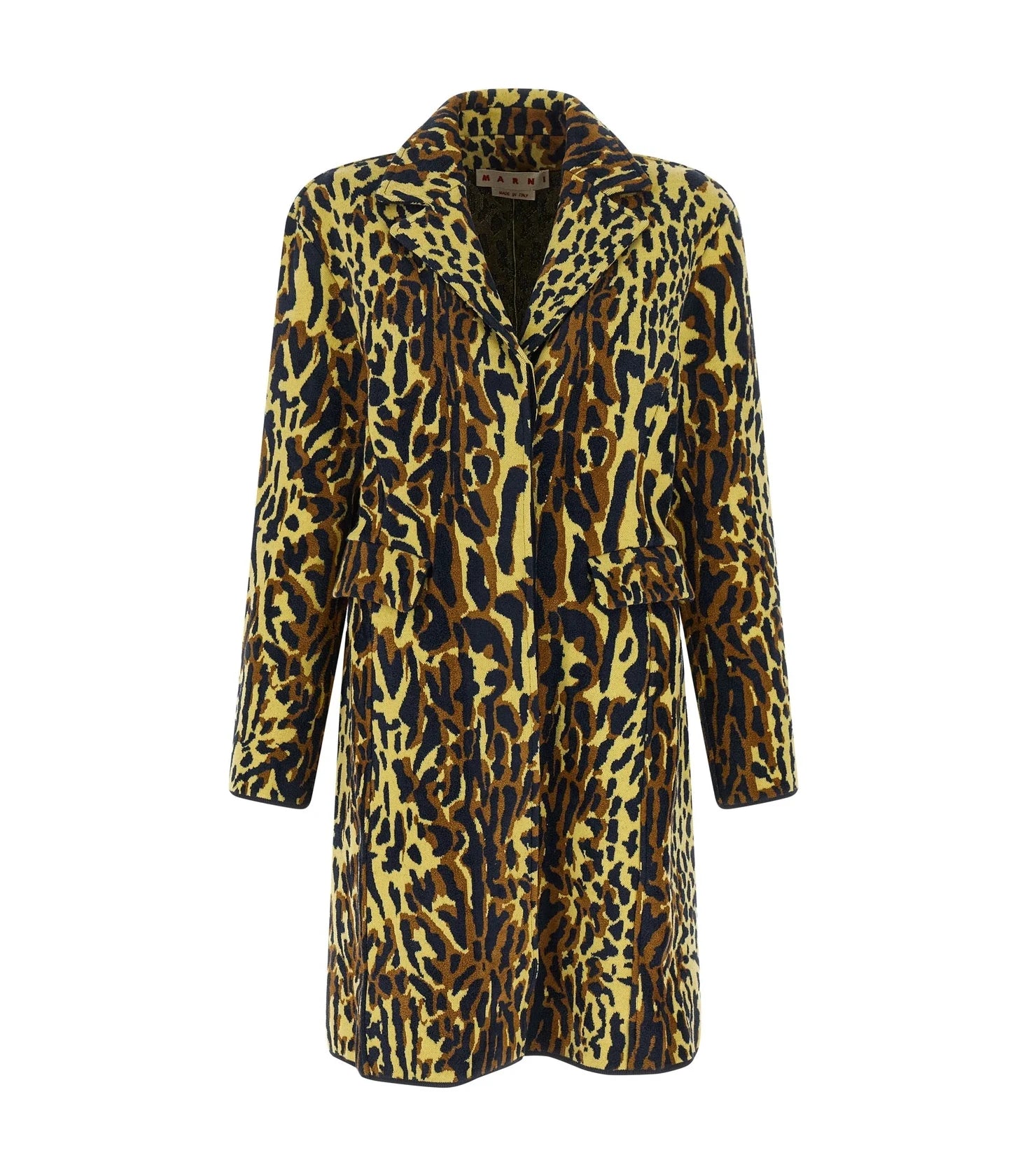 Marni Overcoat in multicolor, Virgin Wool