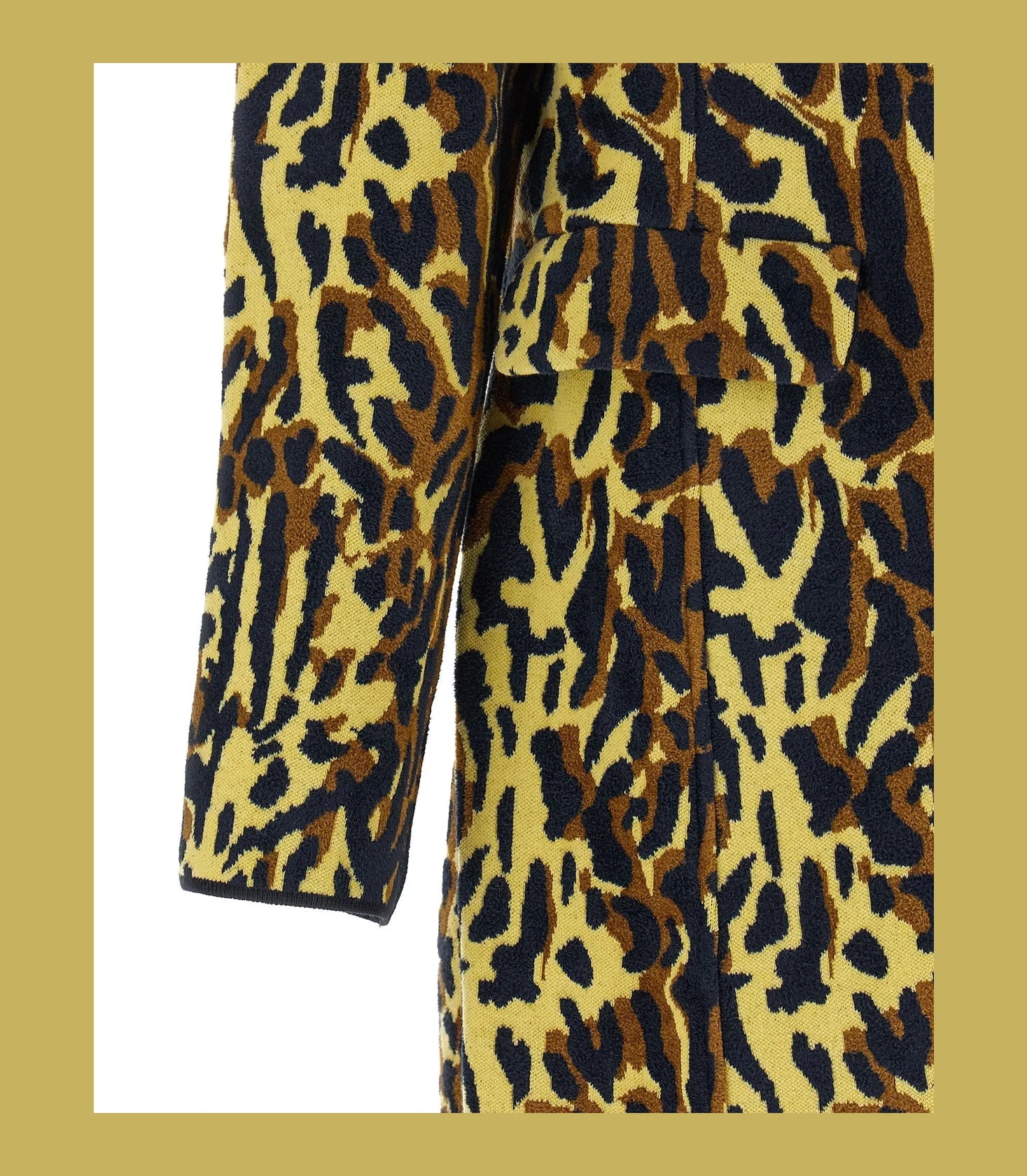 Marni Overcoat in multicolor, Virgin Wool — view 4