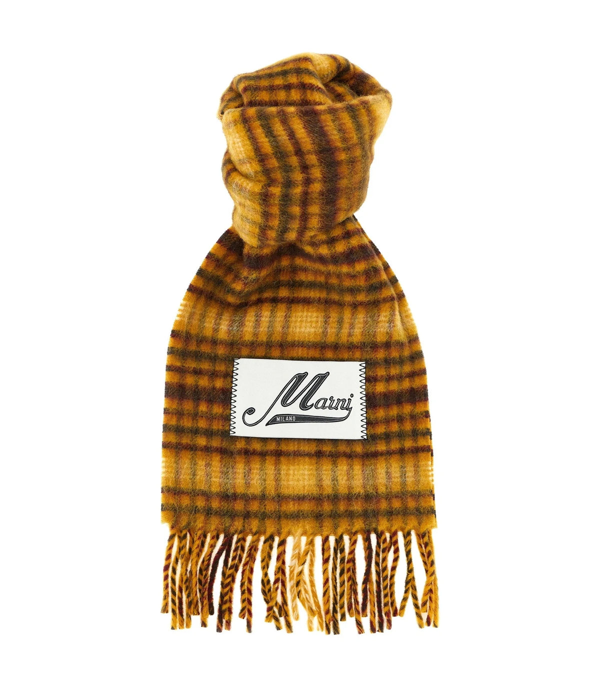 Marni Scarves & Shawl in yellow, Virgin Wool