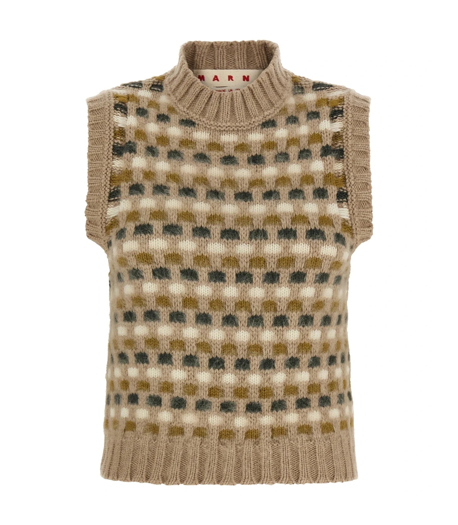 Marni Vest in beige, Wool