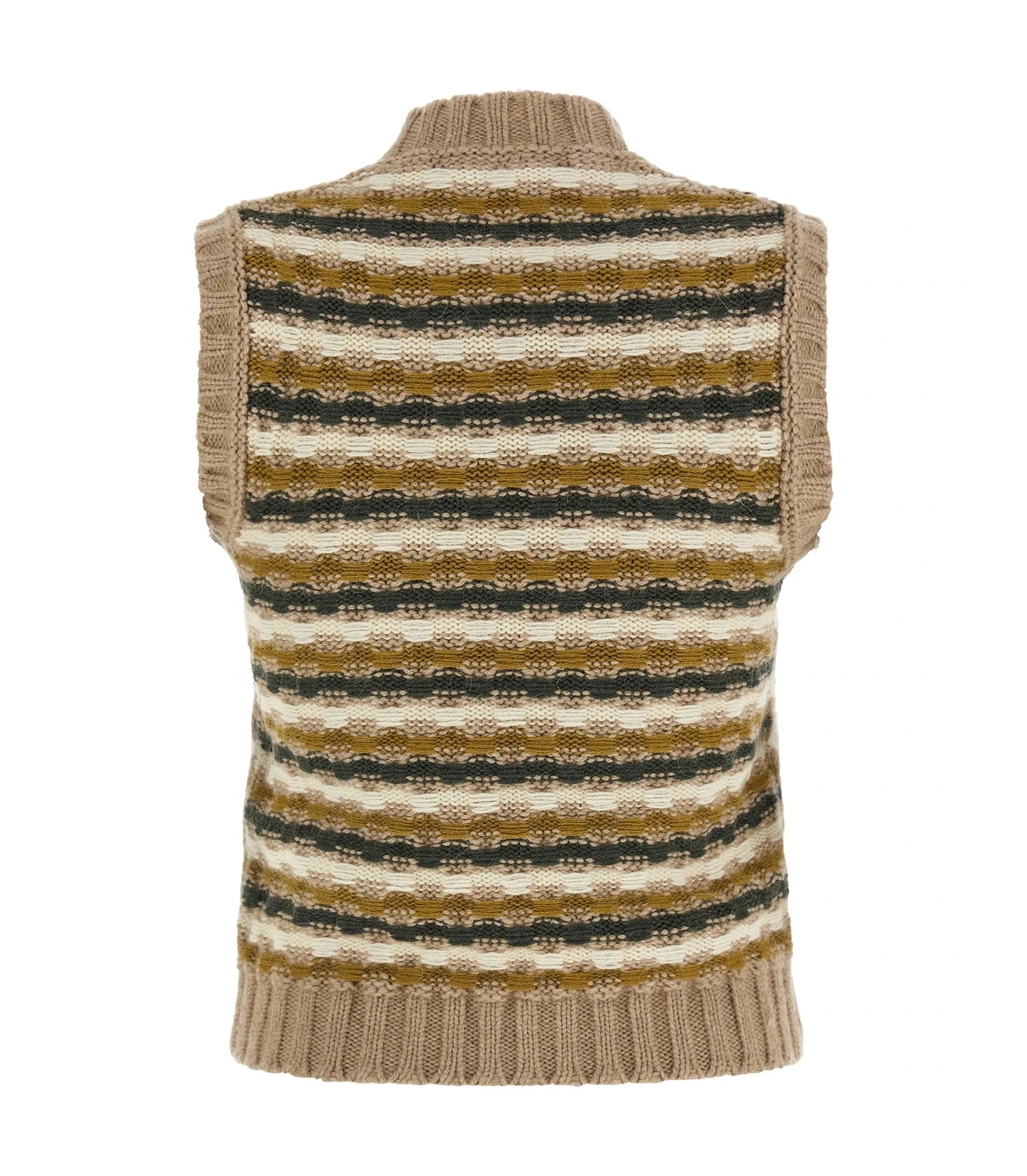 Marni Vest in beige, Wool — view 2