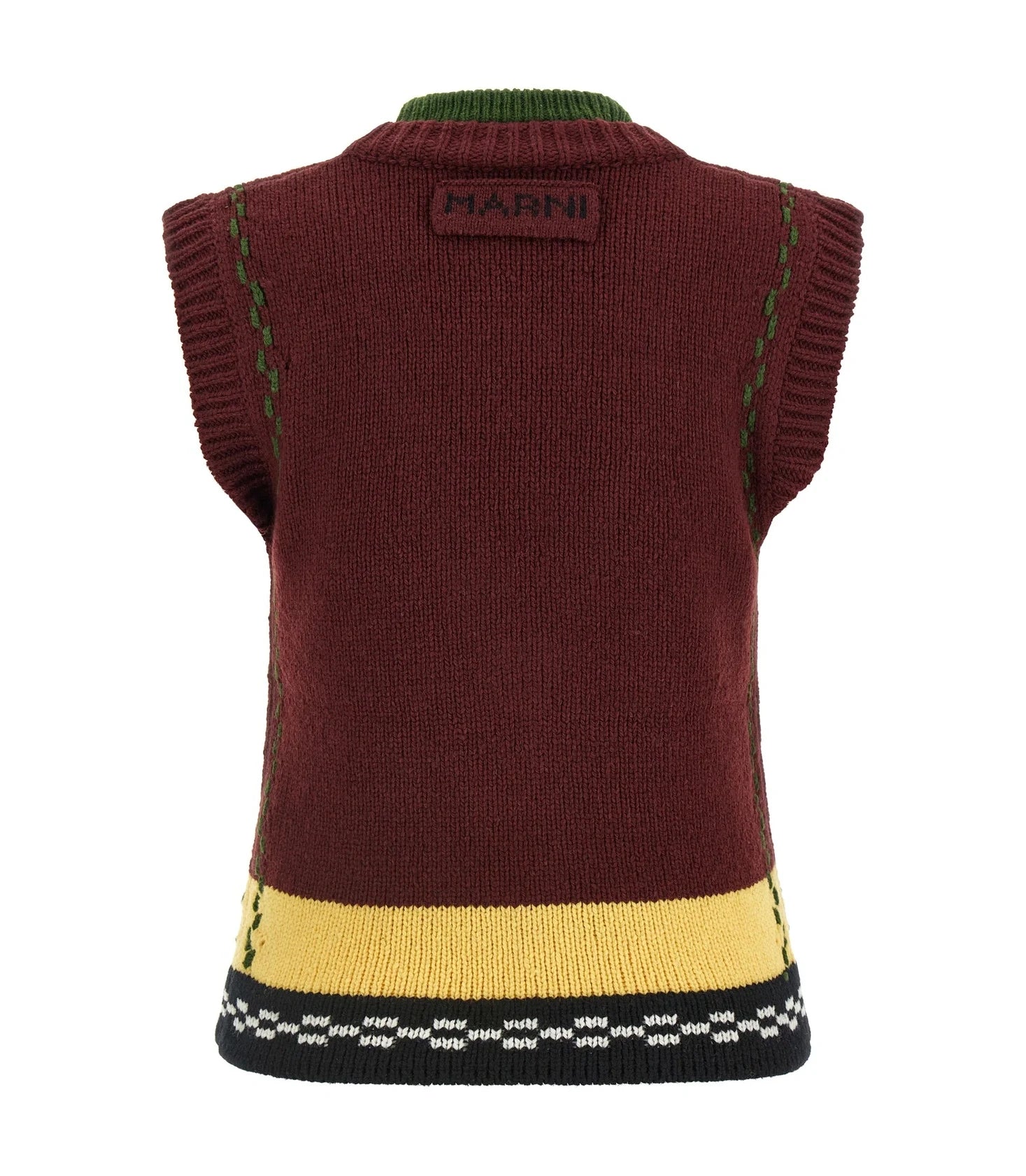 Marni Vest in red, Wool — view 2