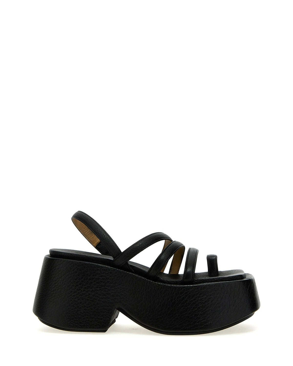 Marsell Sandals in black, Calf Leather
