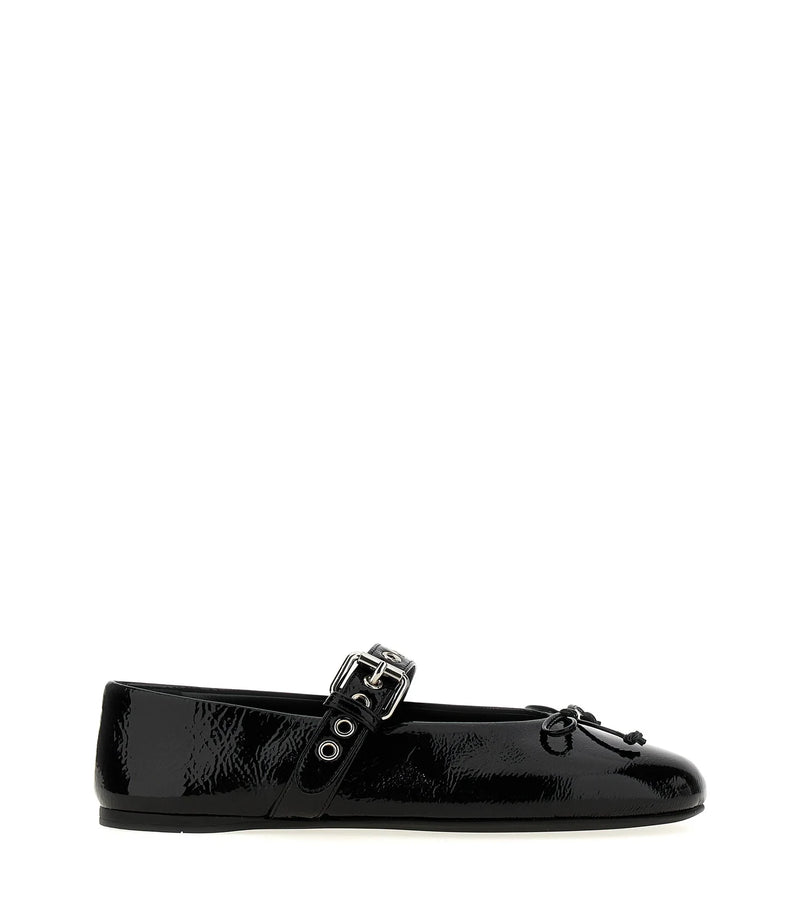 Miu Miu Ballet Flats in black, Calfskin Leather