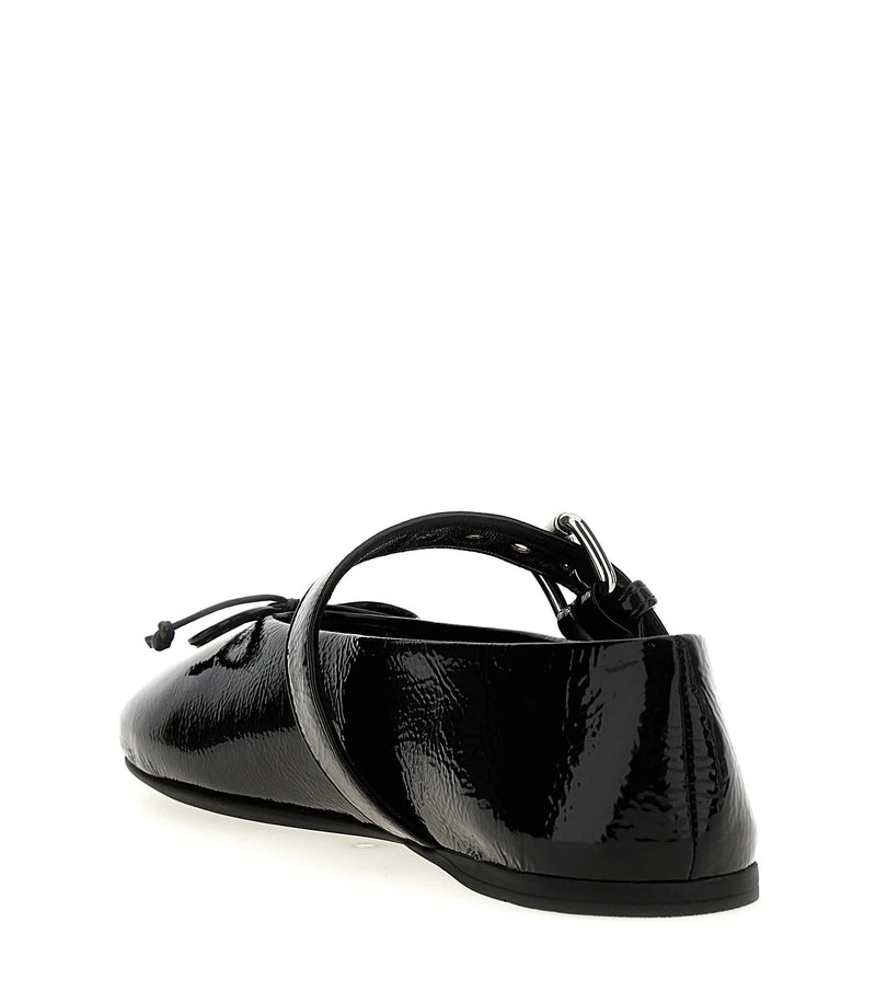 Miu Miu Ballet Flats in black, Calfskin Leather — view 3