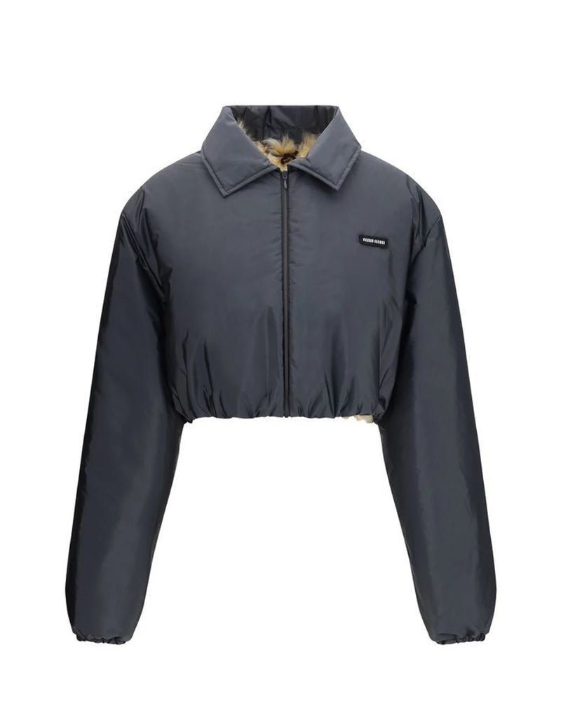 Miu Miu Bolero Jacket in gray