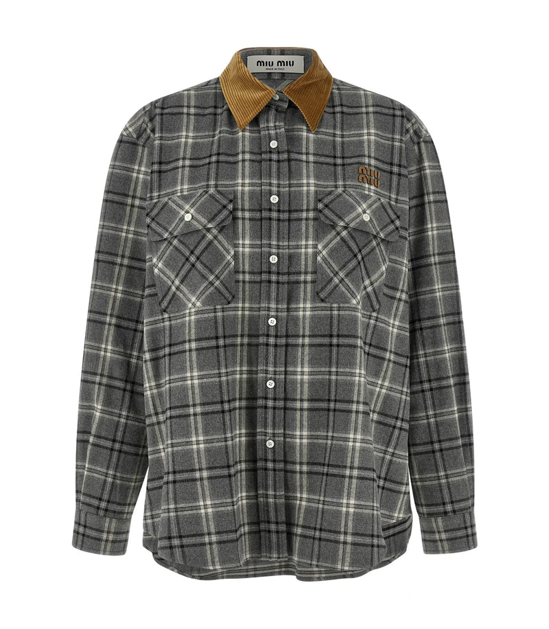 Miu Miu Dress Shirt in gray