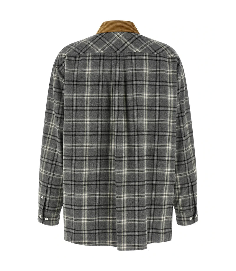 Miu Miu Dress Shirt in gray — view 2