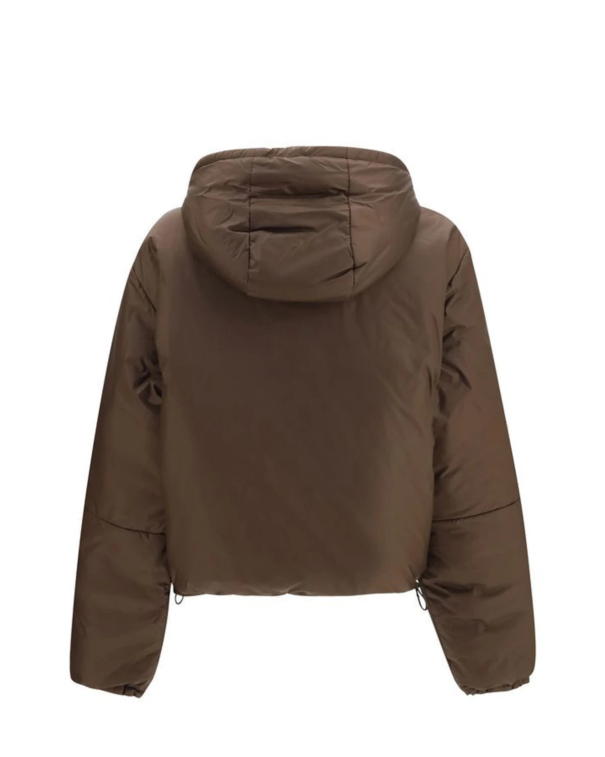 Miu Miu Puffer Jacket in brown, Recycled Polyamide — view 2