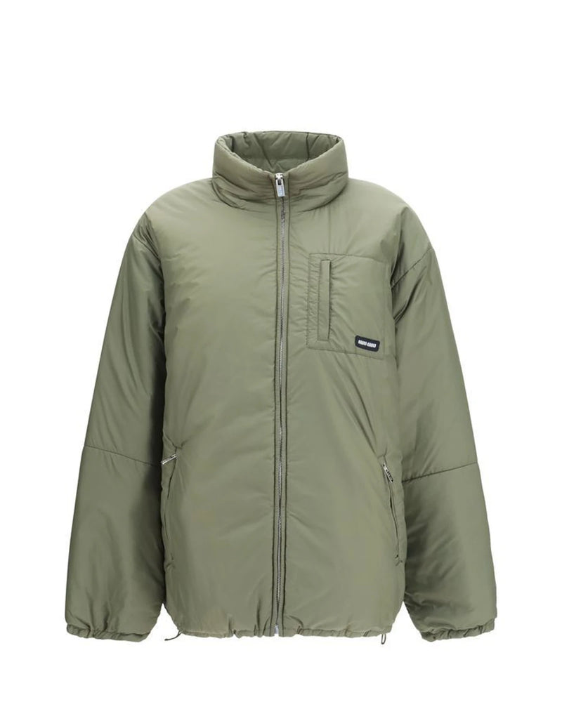 Miu Miu Puffer Jacket in green