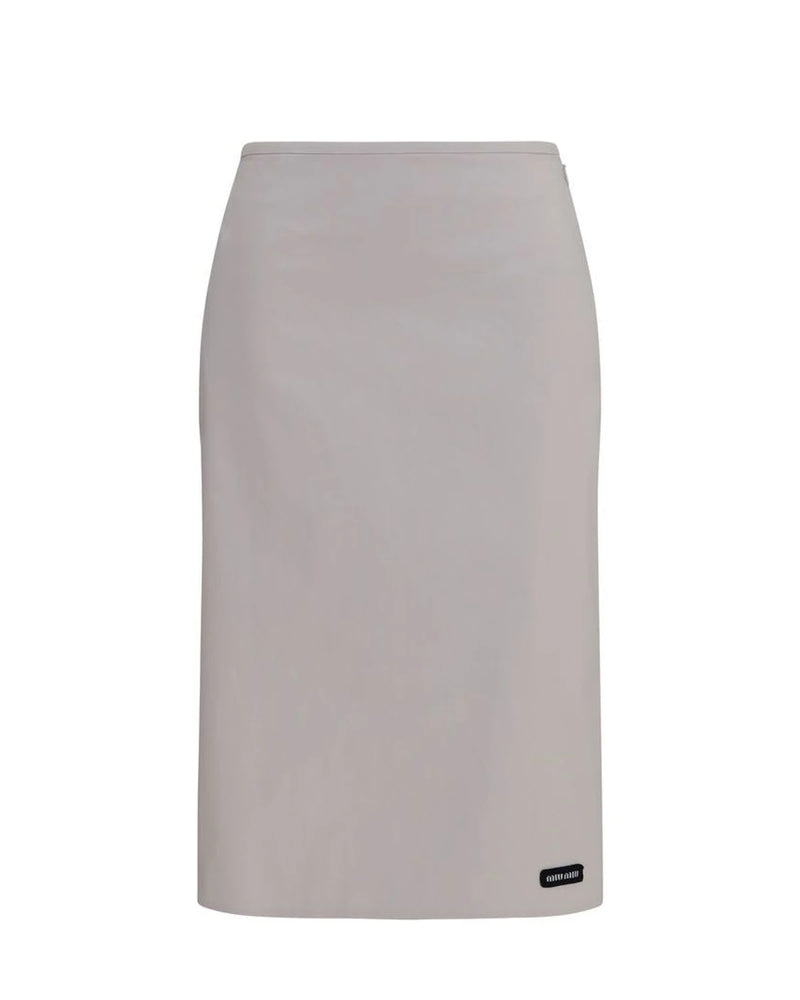 Miu Miu Skirt in gray, Cotton