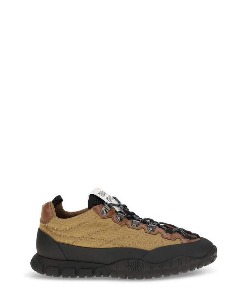 Miu Miu Sneakers in beige, Polyamide