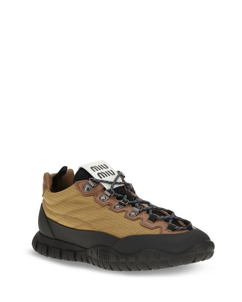 Miu Miu Sneakers in beige, Polyamide — view 2