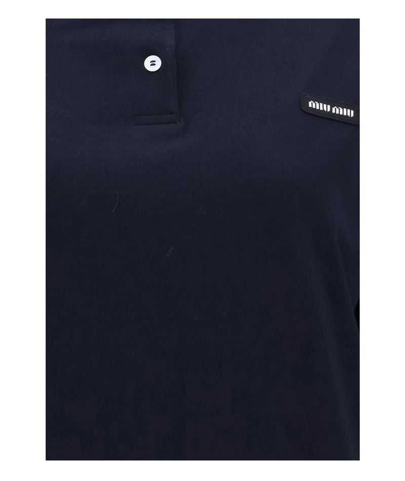 Miu Miu Sweater in blue, Cotton — view 3