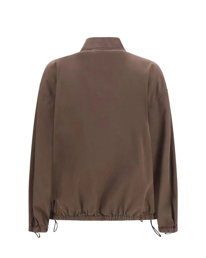 Miu Miu Track Jacket in brown, Cotton — view 2