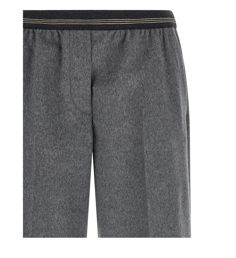 Miu Miu Trouser in gray, Virgin Wool — view 3