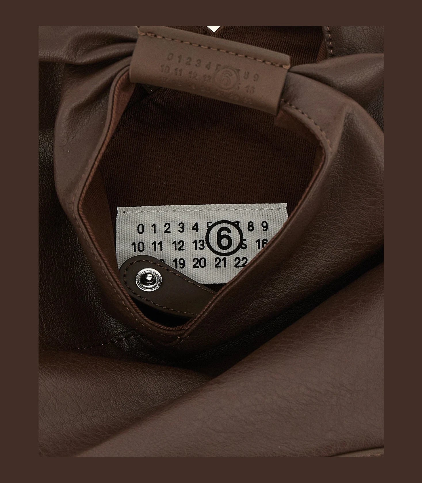 MM6 Maison Margiela Cross Body Bag in brown, Polyurethane — view 4