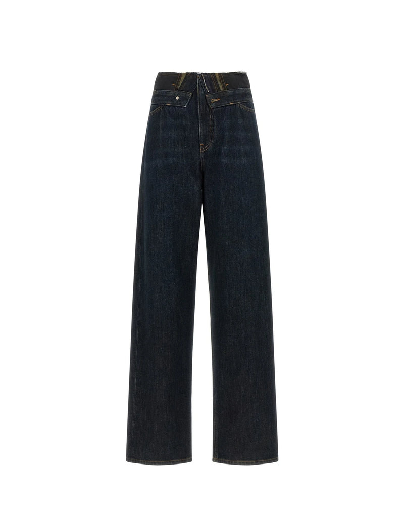 MM6 Maison Margiela Jean in blue, Cotton