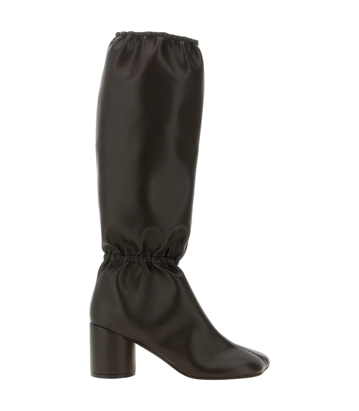 MM6 Maison Margiela Knee High Boots in brown, Polyurethane