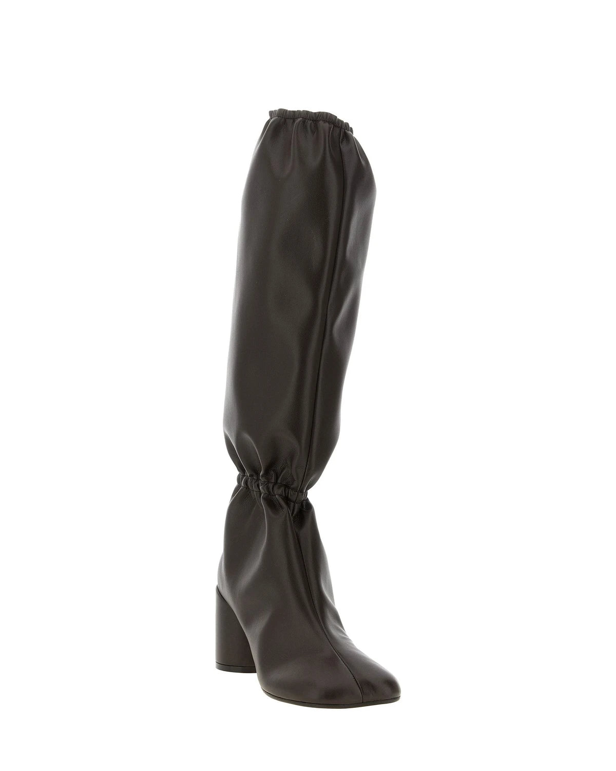 MM6 Maison Margiela Knee High Boots in brown, Polyurethane — view 2