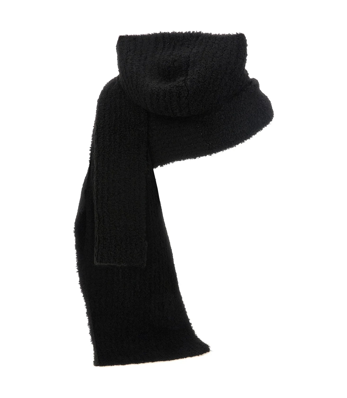 MM6 Maison Margiela Scarves & Shawl in black, Acrylic — view 2