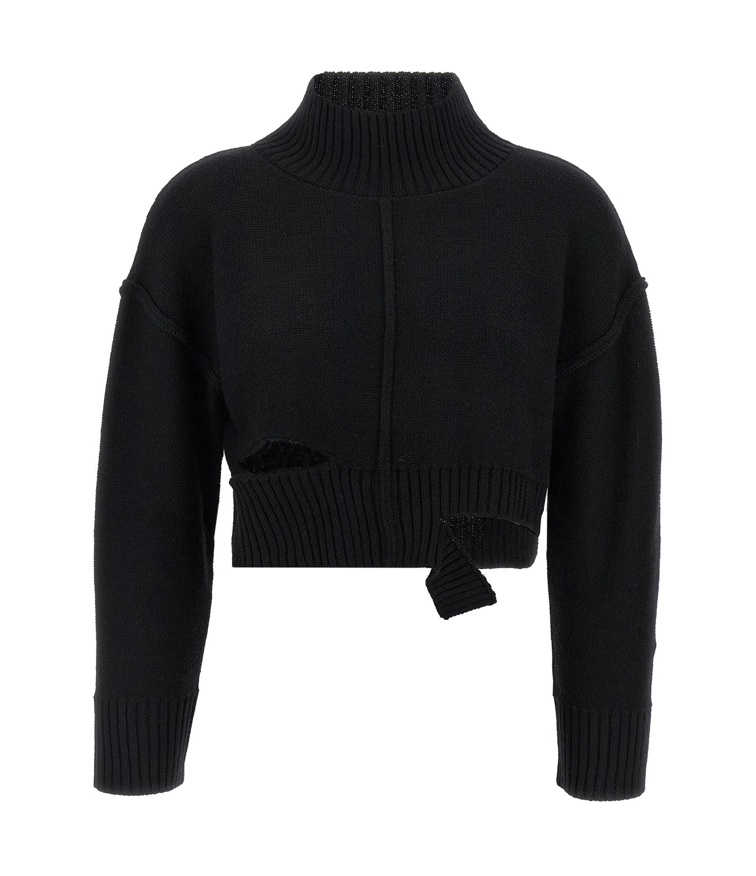 MM6 Maison Margiela Sweater in black, Virgin Wool