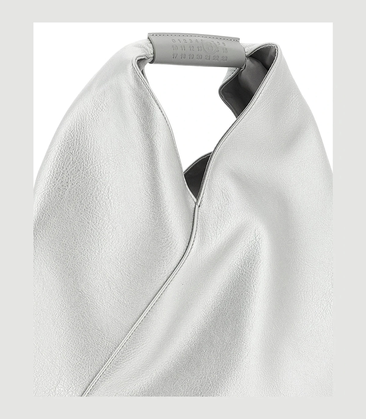 MM6 Maison Margiela Tote Bag in silver, Polyurethane — view 3