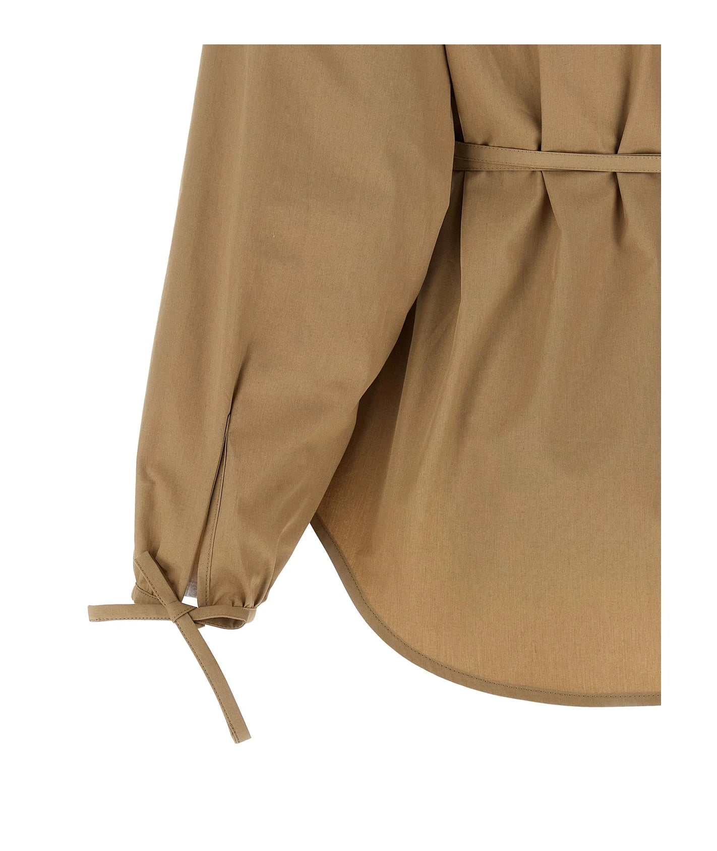 Moncler Bolero Jacket in beige, Cotton — view 4