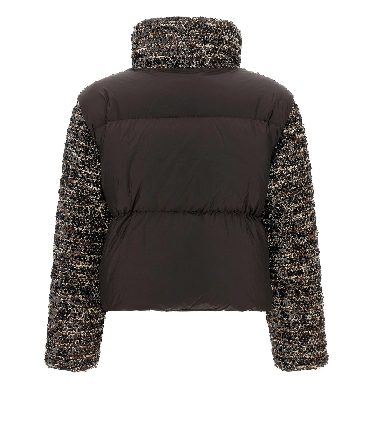 Moncler Bolero Jacket in brown, Polyester — view 3