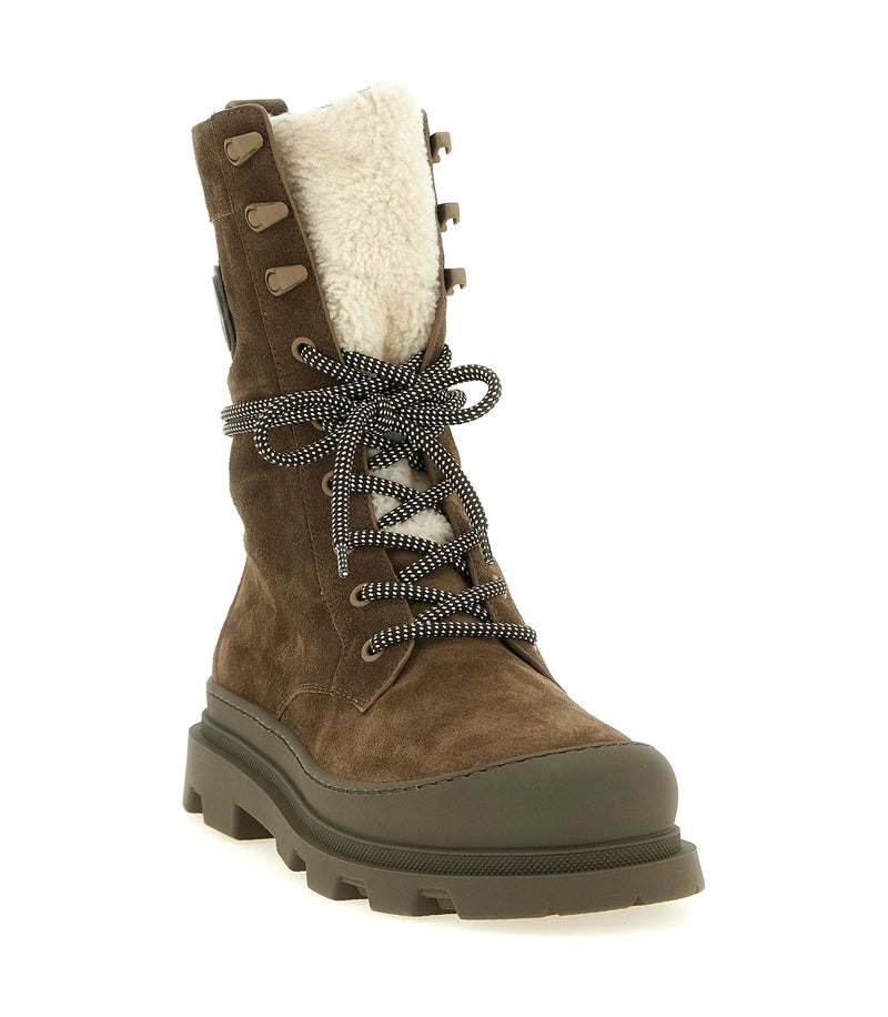 Moncler Boots in brown, Leather — view 2