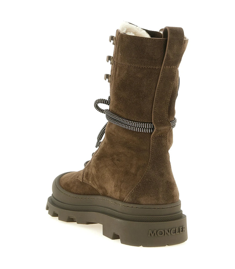 Moncler Boots in brown, Leather — view 3