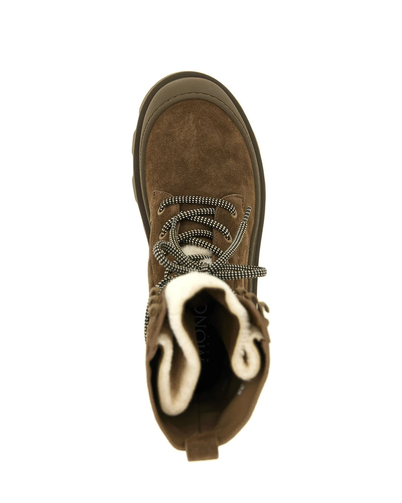 Moncler Boots in brown, Leather — view 4