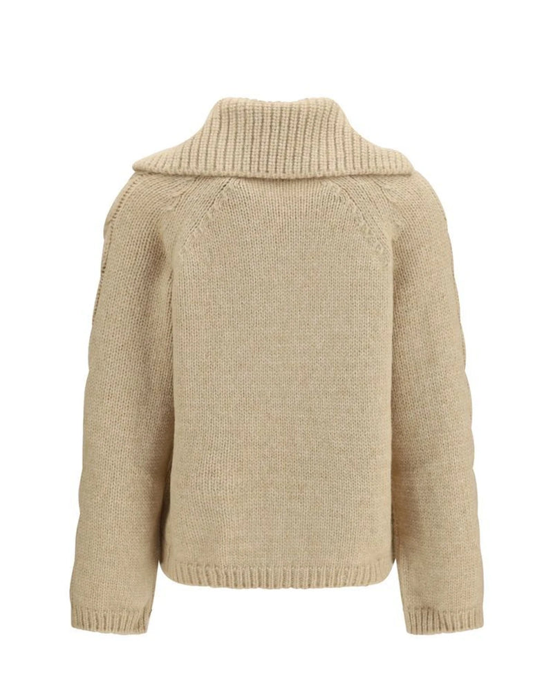 Moncler Cardigan in beige, Alpaca Vicugna — view 2