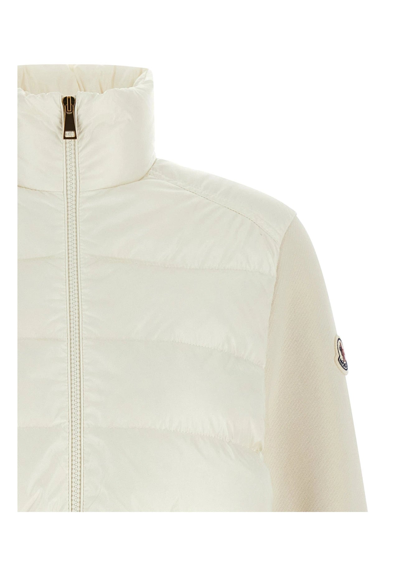 Moncler Cardigan in white, Polyamide — view 3