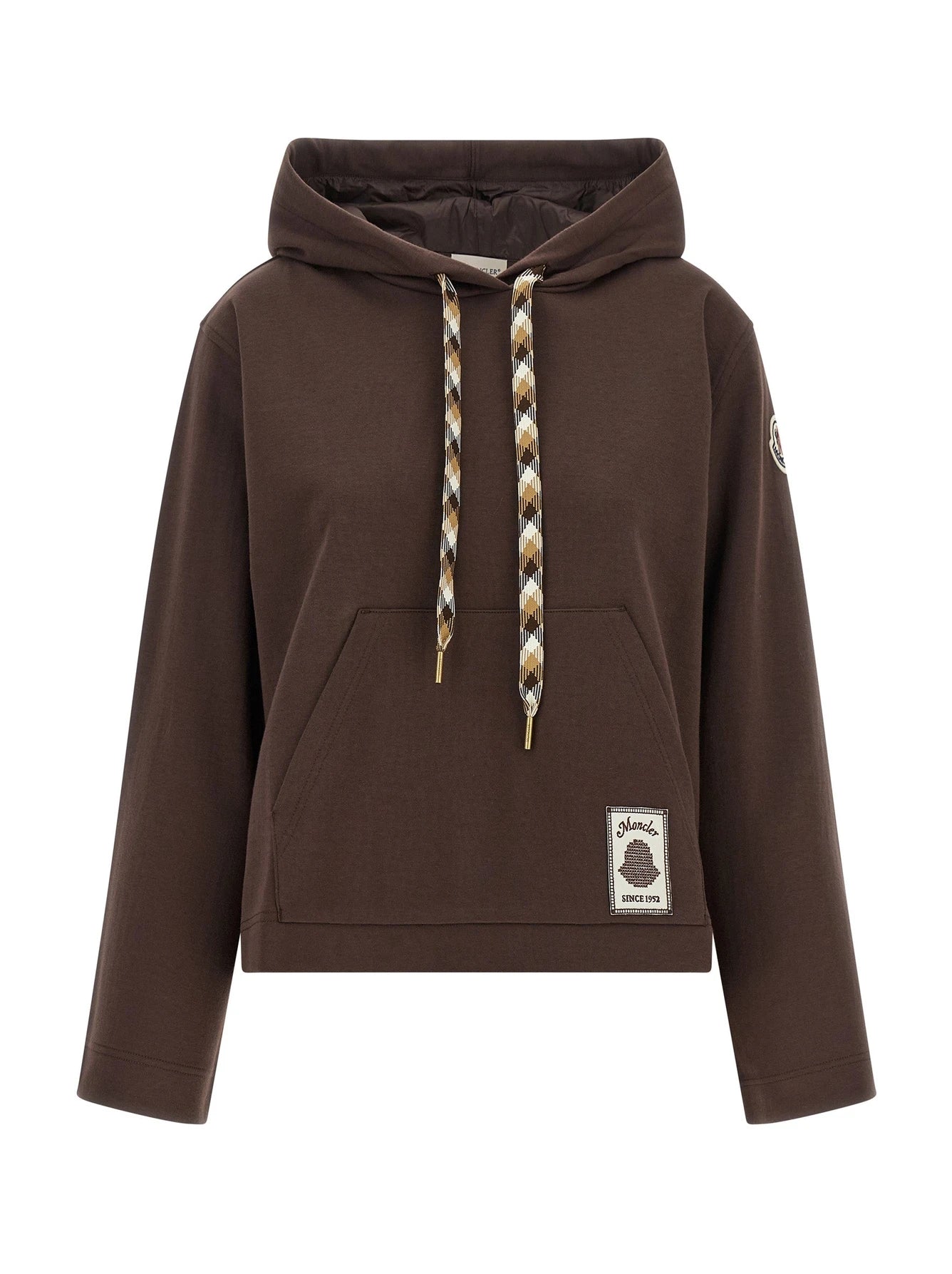 Moncler Hoodie in brown, Cotton