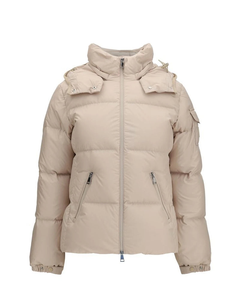 Moncler Puffer Jacket in beige, Polyester