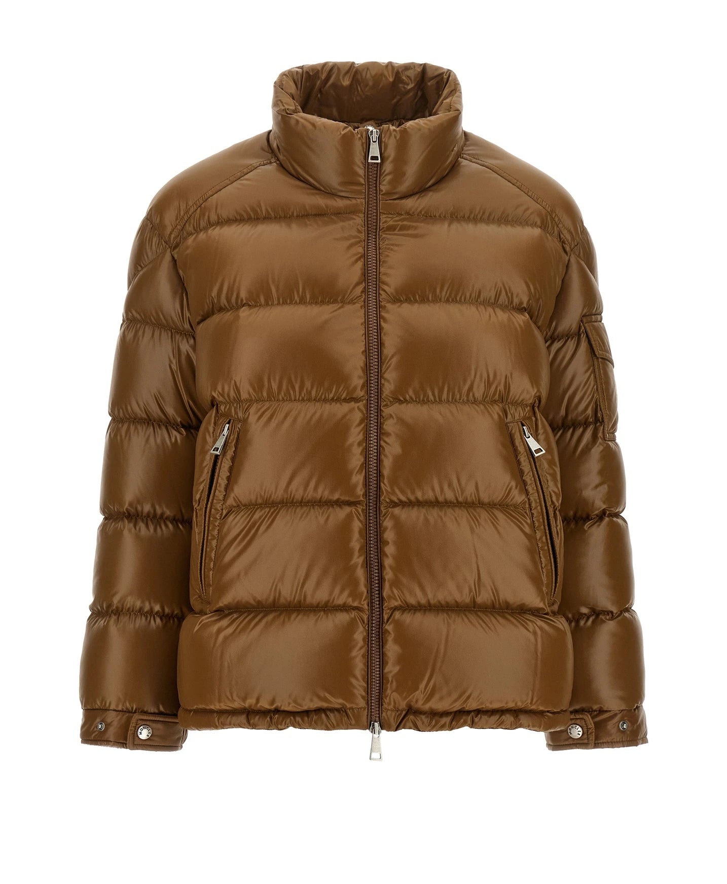 Moncler Puffer Jacket in brown, Polyamide — view 2