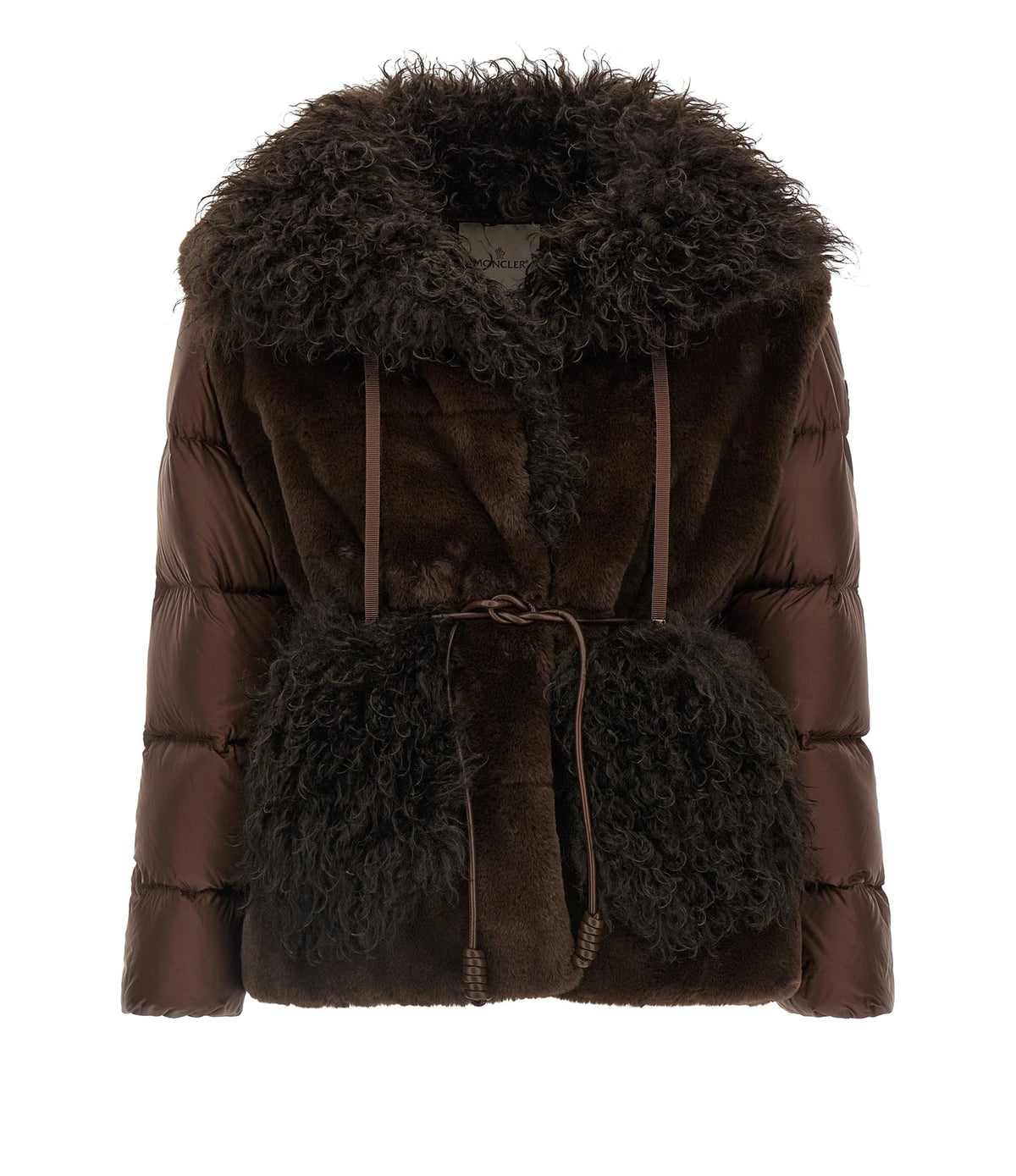 Moncler Puffer Jacket in brown, Polyester