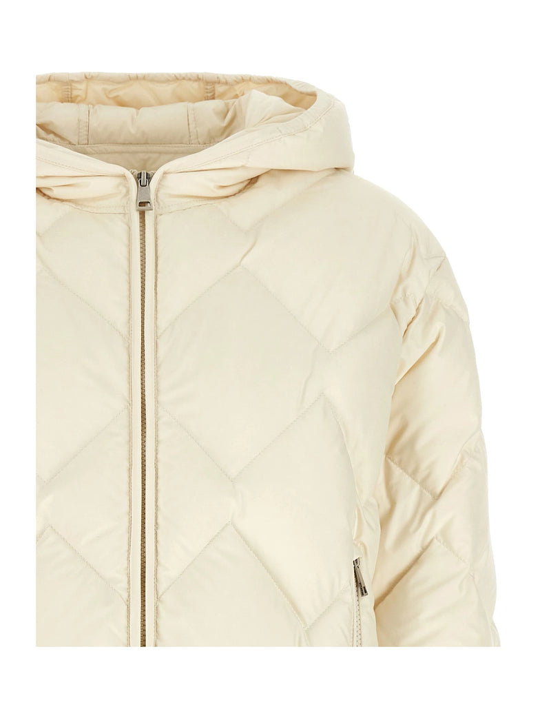 Moncler Puffer Jacket in white, Polyester — view 3