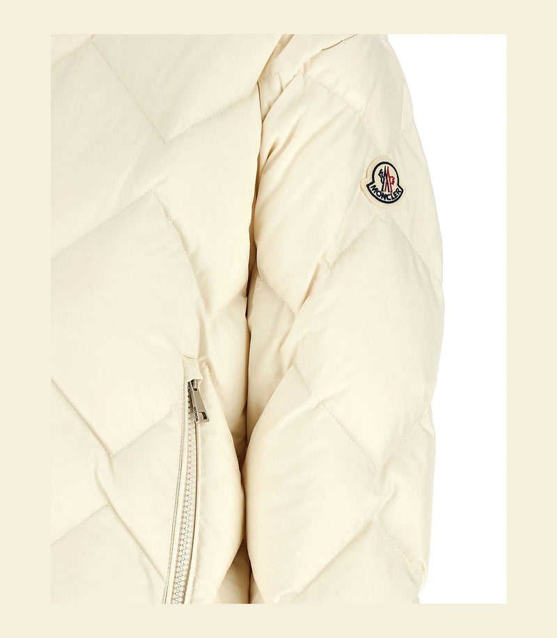 Moncler Puffer Jacket in white, Polyester — view 4