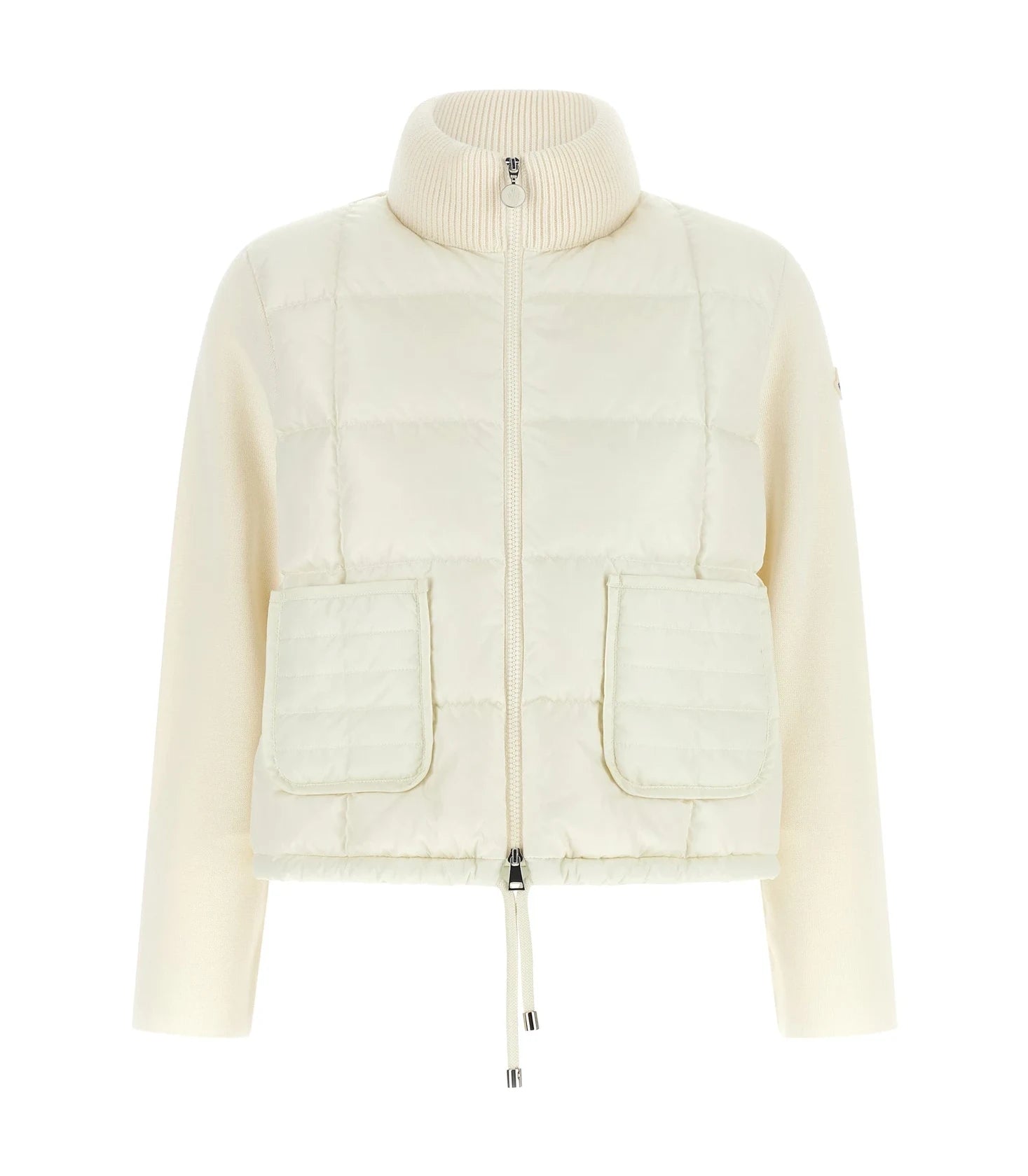 Moncler Puffer Jacket in white, Virgin Wool