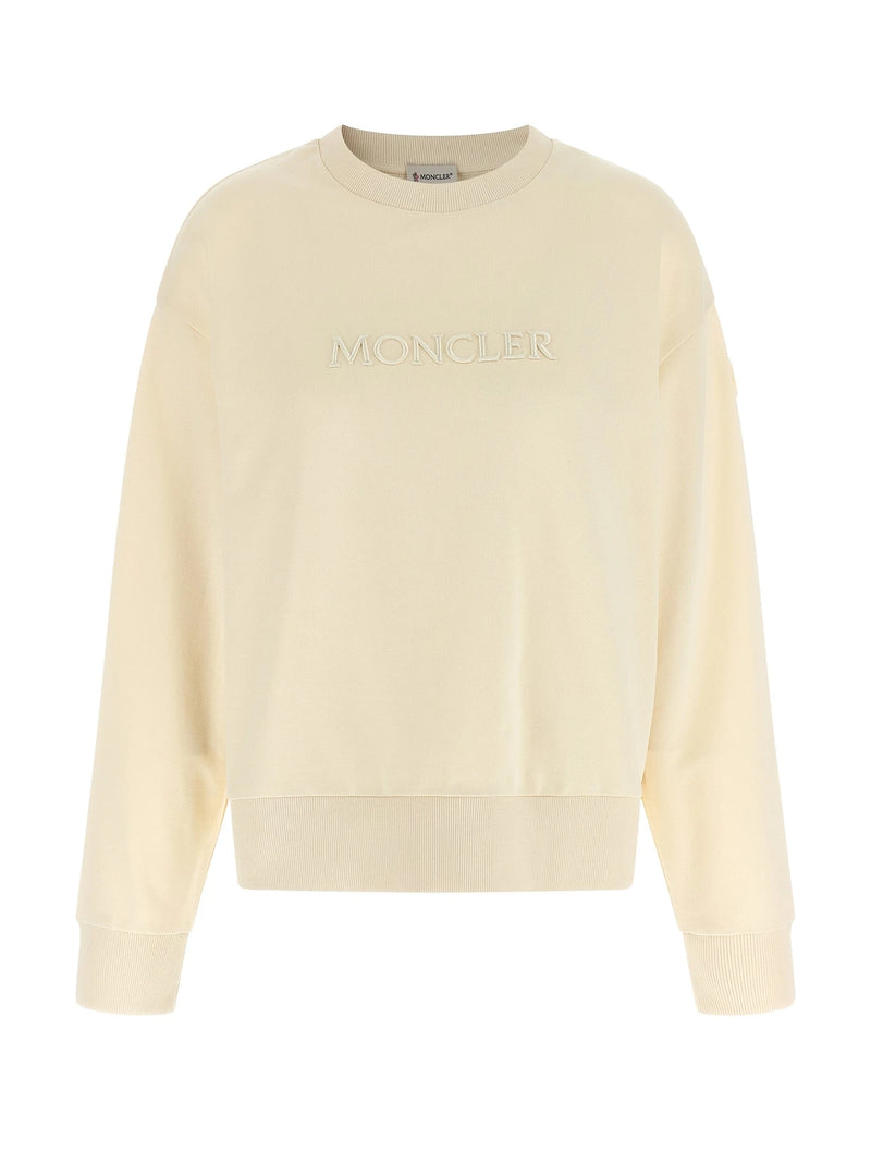Moncler Sweatshirt in beige, Cotton
