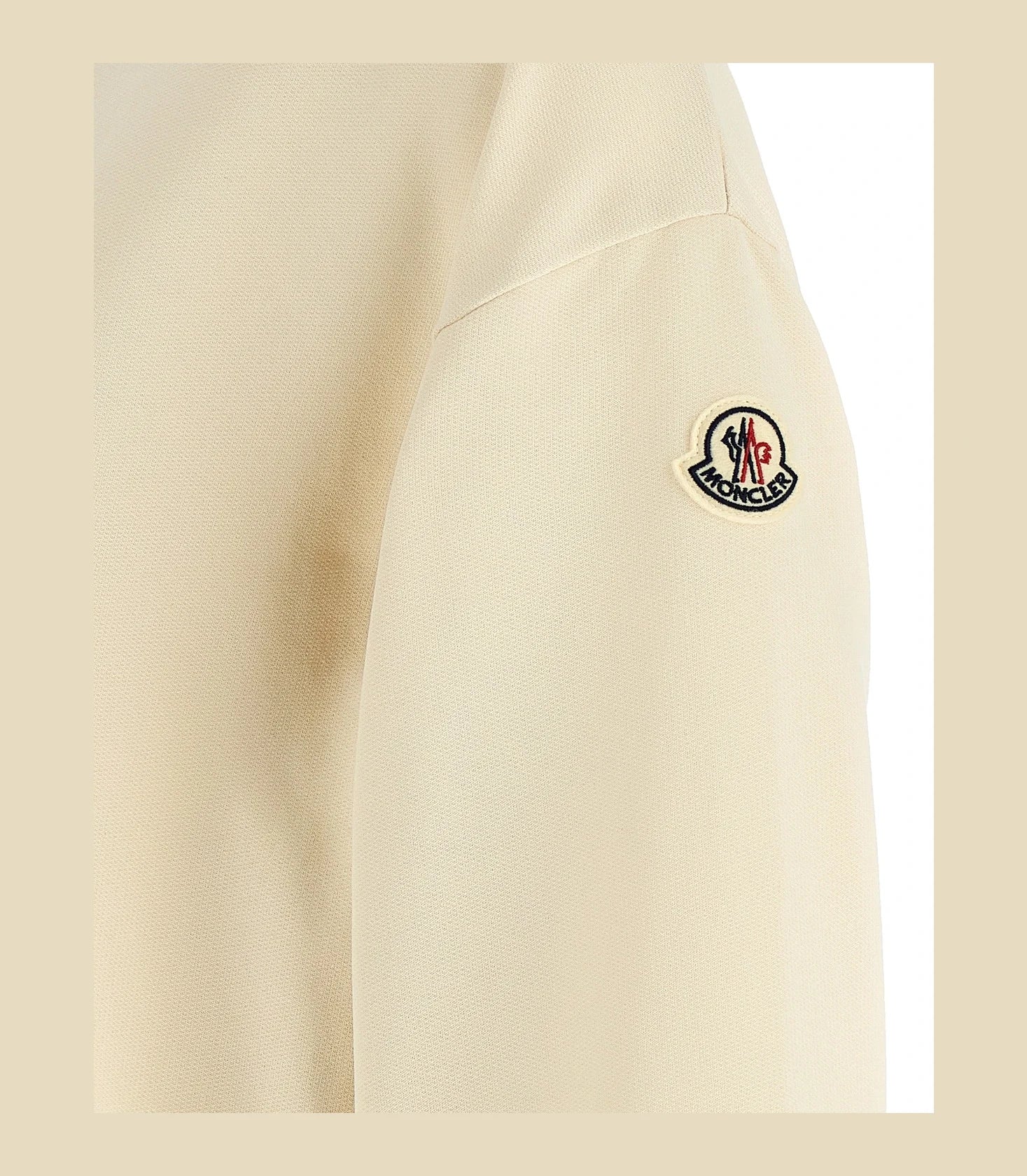 Moncler Sweatshirt in beige, Cotton — view 4