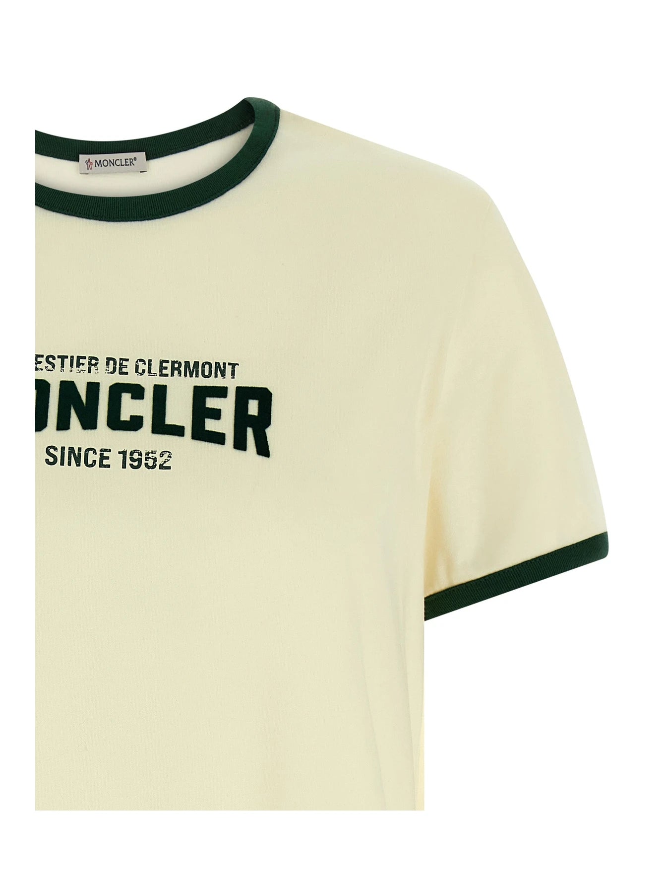 Moncler T-Shirt in beige, Cotton — view 3