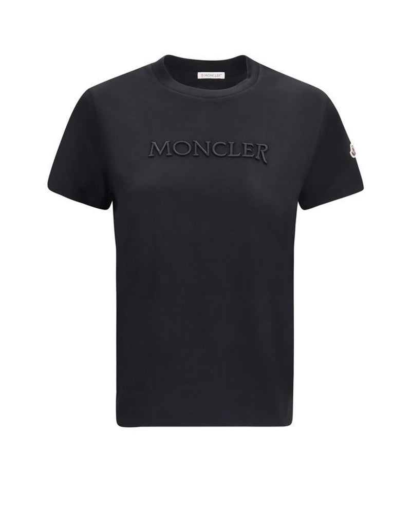 Moncler T-Shirt in black, Cotton