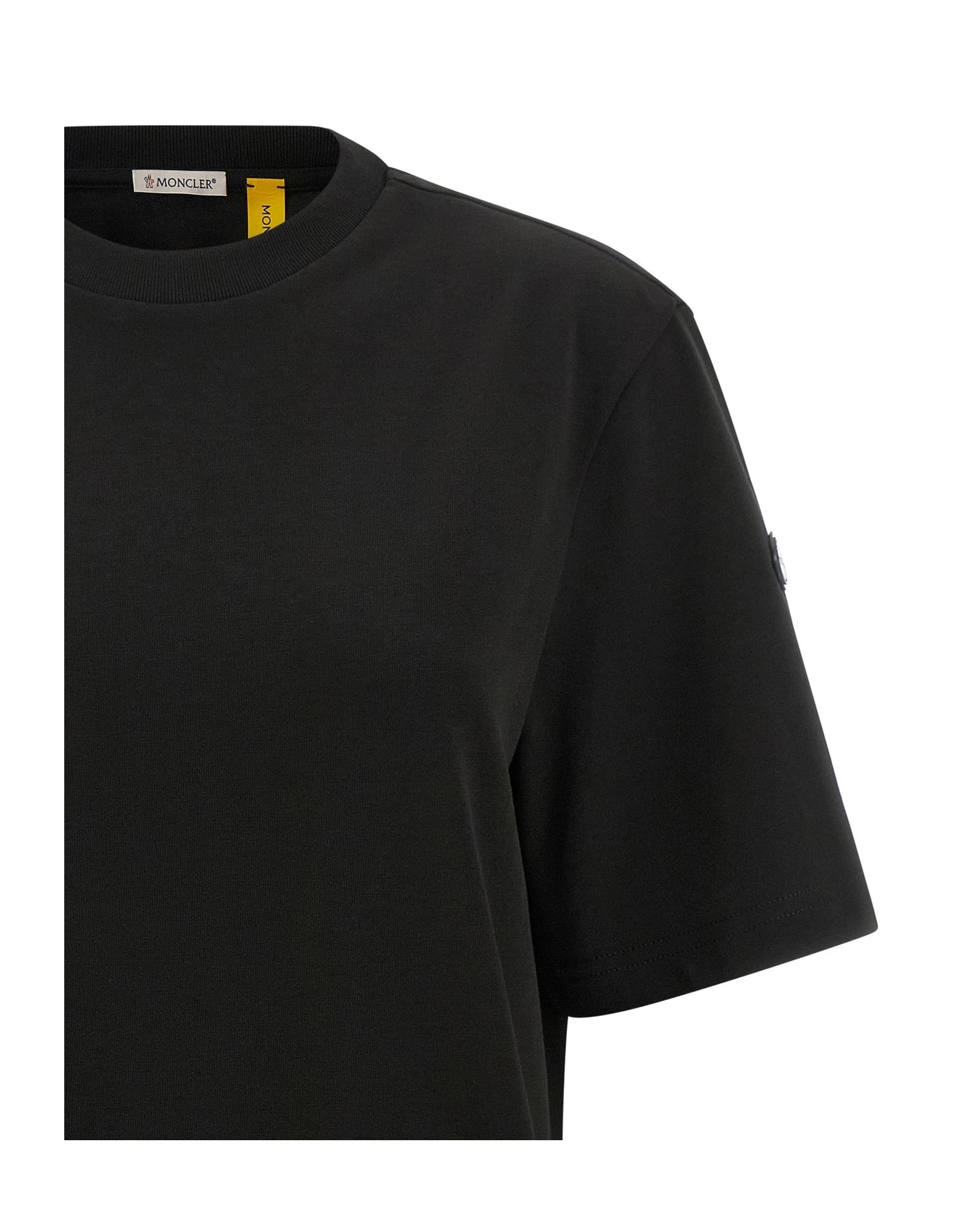 Moncler T-Shirt in black, Cotton — view 3
